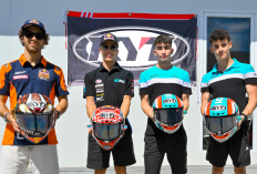 Keren! 4 Pembalap Ini Gunakan Helm KYT Bertema Budaya Nusantara di Mandalika 