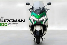 Suzuki Burgman 400 2026 Resmi Rilis: Maxi Scooter Mewah, Tenaga Besar dan Super Nyaman!