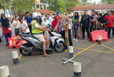 Satlantas Polresta Serang Kota Gelar Edukasi Safety Riding dan Simulasi Ujian SIM, Warga Antusias Ikuti Kegiatan