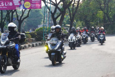 Puncak HPN 2026, WMS Ajak Puluhan Pengguna Honda PCX, ADV dan Vario 160 Riding Bareng