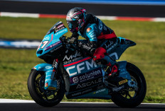 Pole Position Moto2 San Marino 2025 Milik Daniel Holgado, Mario Aji Harus Berjuang dari Belakang