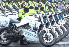 Polisi Siagakan Puluhan Motor Listrik Kawal KTT WWF 2024 di Bali