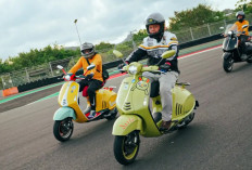 Komunitas Vespa 946 Indonesia Rasakan Pengalaman Eksklusif di Sirkuit Mandalika