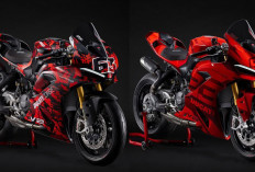 Ducati Panigale V2 Edisi Marquez dan Bagnaia Rilis Eksklusif! Penampilannya Bikin Ngiler