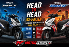 Adu Irit Honda BeAT vs Yamaha Mio M3: Konsumsi BBM Realistis, Siapa Rajanya?