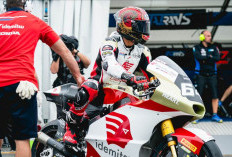 Mario Suryo Aji Gagal Tuntaskan Practice Moto2 Jepang, Kecelakaan di Tikungan 9
