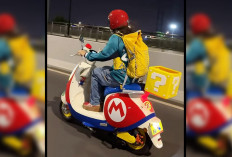 Gemas! Gadis Motovlog Ini Modifikasi Sepeda Listriknya Jadi Kendaraan Mario Bros