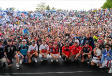 Ribuan Warga Mataram Antusias Sambut Marc Marquez, Mario Aji dan Veda Ega di Riders Parade MotoGP 2026