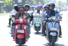 Perdana Digelar di Sumatera, Yamaha CLASSY Ride & Chill Diserbu Ratusan Bikers