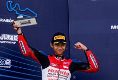 Catat Podium Ketiga Musim Ini, Kiandra Ramadhipa Jaga Asa Tembus 3 Besar MotoJunior 2026