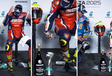 Momen Trofi Joan Mir Copot di MotoGP Malaysia 2025