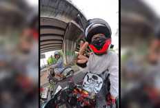 Kesal dengan Pemotor yang Merokok, Motovlog Ini Sindir dengan Cara yang Halus