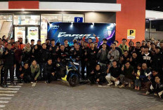 150 Anggota Komunitas Honda Vario Ikuti Night Ride New Honda Vario 160 Evo di Malang