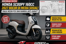Bocoran Paten Honda Scoopy 160cc 2027 Bocor di Media Sosial, Pakai Mesin PCX dan Rangka Anti-Karat?