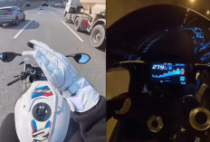 Manfaatkan Kecepatan BMW S1000RR, Motovlog Ini Nyaris Tembus Kecepatan hingga 300km/jam