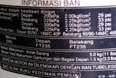 Jangan Asal Tukar Posisi, Begini Risiko Memasang Ban Belakang di Roda Depan Motor