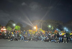 Kopdargab Komunitas HAI Malang Raya, Rolling City Jadi Momen Kebersamaan di Jalur Kota Malang