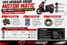Tips Upgrade Kirian Motor Matic Agar Tarikan Responsif dan Kuat Nanjak, Cukup Ubah 3 Komponen Ini!
