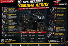 10 Tips Merawat Yamaha Aerox agar Mesin Tetap Halus dan Irit BBM, Cocok untuk Harian