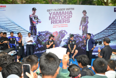 Fabio Quartararo dan Alex Rins Mampir ke SMAN 2 Mataram, Ratusan Pelajar Histeris Sambut Idola!