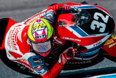 Kiandra Ramadhipa Raih Kemenangan di Moto3 Junior Portugal 2026, ‘Indonesia Raya’ Bergema di Estoril 