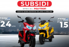 Sikat! Promo Menarik Polytron: Subsidi Gratis Sewa Baterai Motor Listrik Selama 12 Bulan, Murah Banget