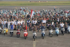 Airforce Scooter Gathering Meriahkan HUT ke-72 Lanud Halim Perdanakusuma