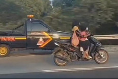 Viral! Cewek Bawa Motor Nyasar Sampai Masuk ke Tol Jagorawi Gegara Google Maps