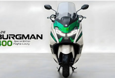 Harga Suzuki Burgman 2026, Skutik Premium Irit, Nyaman dan Kaya Fitur