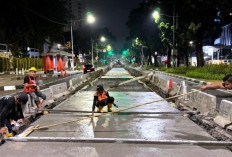 Ada Perbaikan Jalan di Kebon Sirih, Arus Lalu Lintas Berpotensi Alami Kemacetan