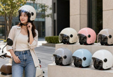 9 Rekomendasi Helm Wanita Half Face Paling Nyaman untuk Harian, Desainnya Simpel dan Kekinian!
