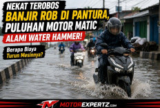 Nekat Terobos Banjir Rob di Pantura, Puluhan Motor Matic Alami Water Hammer: Berapa Biaya Turun Mesinnya?