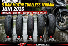 Rekomendasi 5 Ban Motor Tubeless Terbaik Juni 2026 yang Awet dan Anti-Sliper di Jalan Basah