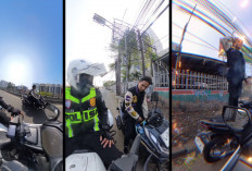 Langgar Aturan, Pria Ini Dihukum Hormat ke Jalan, Polisi: Ganteng Doang Helm Gak Dipake, SIM Gak Punya!