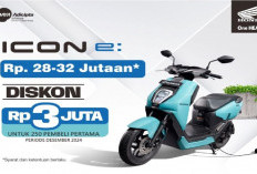 Honda ICON e Kasih Promo Kece Akhir Tahun, Diskon Rp3 Juta!