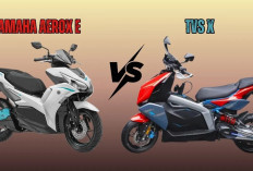 TVS X vs Yamaha Aerox E: Duel Motor Listrik Premium Kekinian, Mana yang Lebih Bagus?