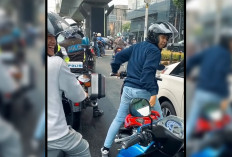 Kocak! Temannya Tidak Punya Plat Motor, Pengendara Ini Jadi Cepu dengan Mengadukan Polisi