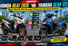Komparasi Honda BeAT 2026 vs Yamaha Gear 125: Mana Skutik Murah yang Paling Irit dan Kuat Nanjak?