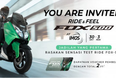 Test Ride FOX-500 dari Polytron di IMOS 2024, Yuk Rasain Sensasi dan Menangin Hadiahnya!