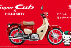 Mengintip Pesona Honda Super Cub x Hello Kitty, Desain Unik untuk Penggemar Motor Klasik