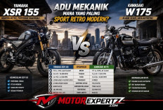 Yamaha XSR 155 vs Kawasaki W175: Komparasi Motor Sport Retro Modern Terbaik
