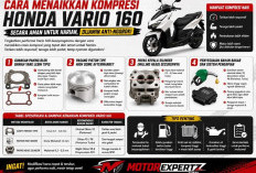 Cara Menaikkan Kompresi Mesin Honda Vario 160 Secara Aman untuk Harian, Dijamin Anti-Ngorok!