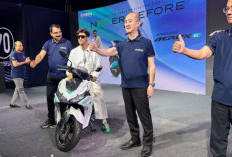 Inilah Wujud Yamaha Aerox-E, Motor Listrik Bergaya Sporty yang Resmi Meluncur di India