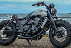Ganteng Maksimal! Honda Rebel CMX500 Bobber Jadi Cruiser Kalem Bernuansa Bad Boy