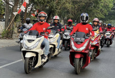 Ribuan Bikers Honda PCX Peringati Hari Kemerdekaan di Seluruh Indonesia