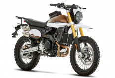 Fantic Caballero 500 2025, Motor Retro Ala Scrambler Bermesin 1 Silinder