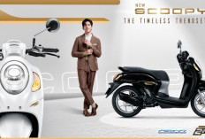 Honda Scoopy Terbaru Tampil Stylish Pakai Pelek 14 Inci dari Honda BeAT 