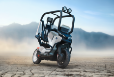 BMW Vision CE: Skuter Listrik Futuristik dengan Roll Cage dan Fitur Self-Balancing